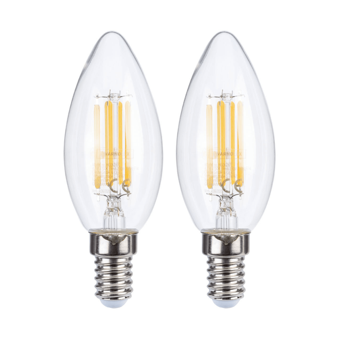 LIVARNO Home LED Filament bulb Set Of 2  4.7W=40W  E14
