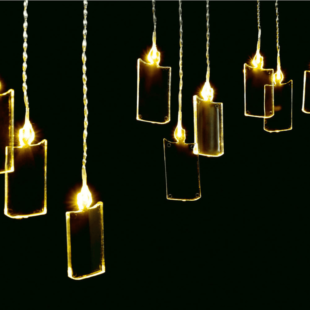 LIVARNO home LED light Candles curtain