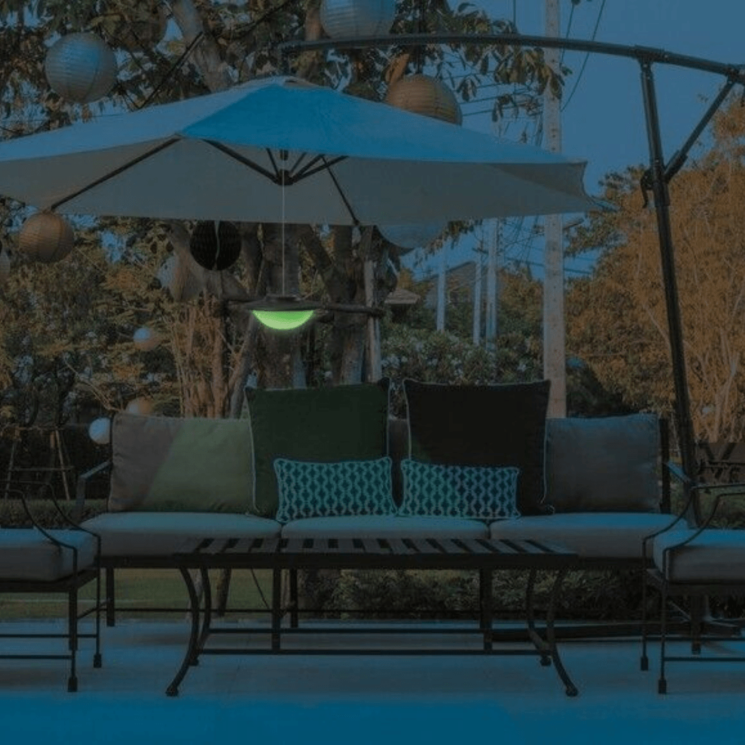 LIVARNO LUX 3-IN-1 LED Table Lamp for Outdoor Use, Ø 22 cm with Remote Control