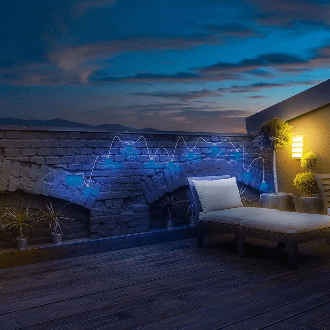 LIVARNO LUX STRING OF Light BULBS WITH BLUETOOTH SPEAKER AND REMOTE CONTROLE