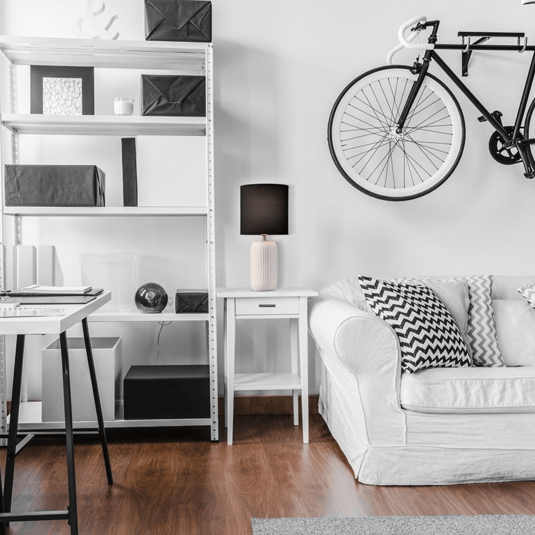 Livarno Lux LED Table Lamp White And Black