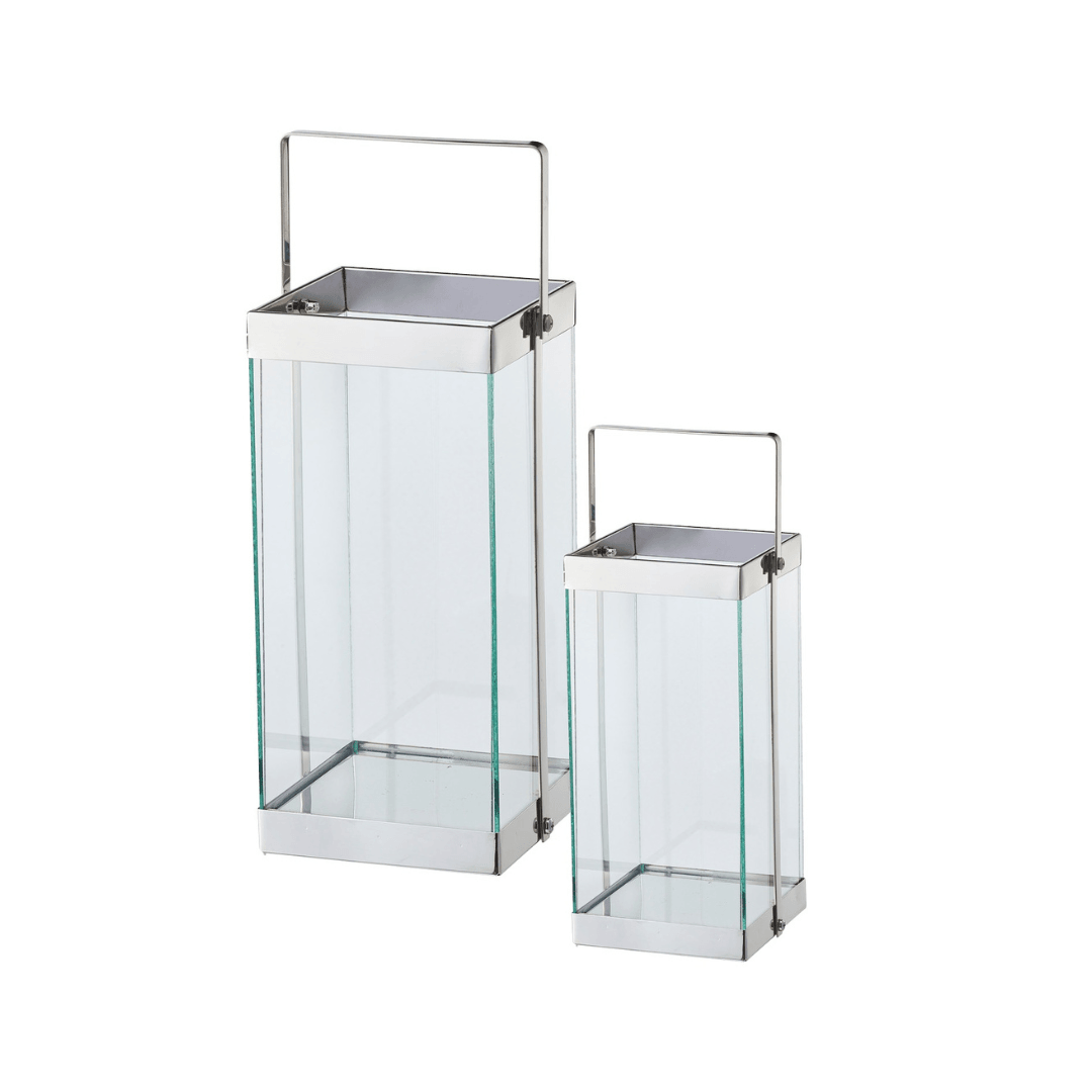 Living Art Floor Lantern Set Of 2