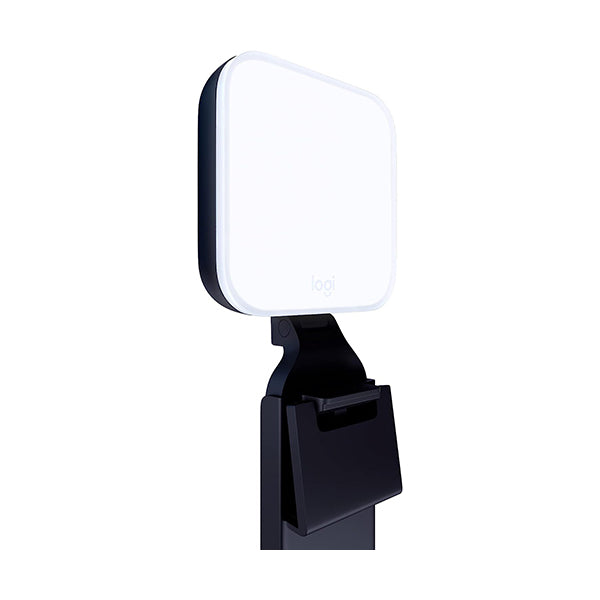 Logitech for Creators Litra Glow Premium LED Streaming Light with TrueSoft, Adjustable Monitor Mount, Brightness & Color Temp Settings, Desktop App Control for PC/Mac - 946-000001