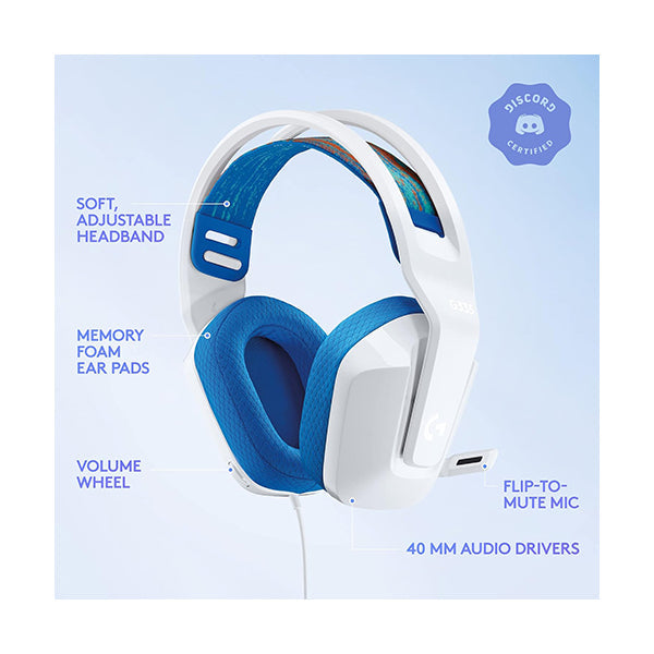 Logitech G335 Gaming Headset Wired - 981-001018