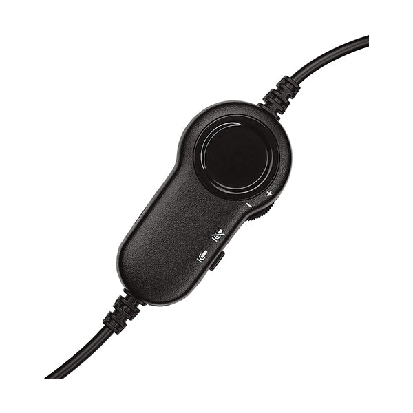 Logitech, H151 Wired Headset, Analog Stereo Headphones with Rotating Noise-Cancelling Microphone, 3.5 mm Audio Jack, In-Line Controls, PC/Mac/Laptop/Tablet/Smartphone - 981-000589