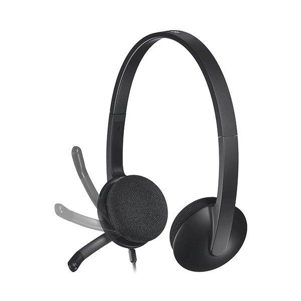 Logitech H340 USB Computer Headset with Digital Audio - 981-000475