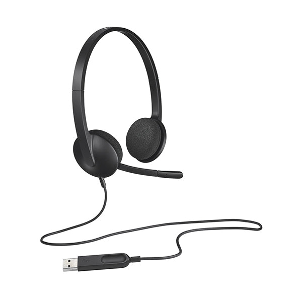 Logitech H340 USB Computer Headset with Digital Audio - 981-000475