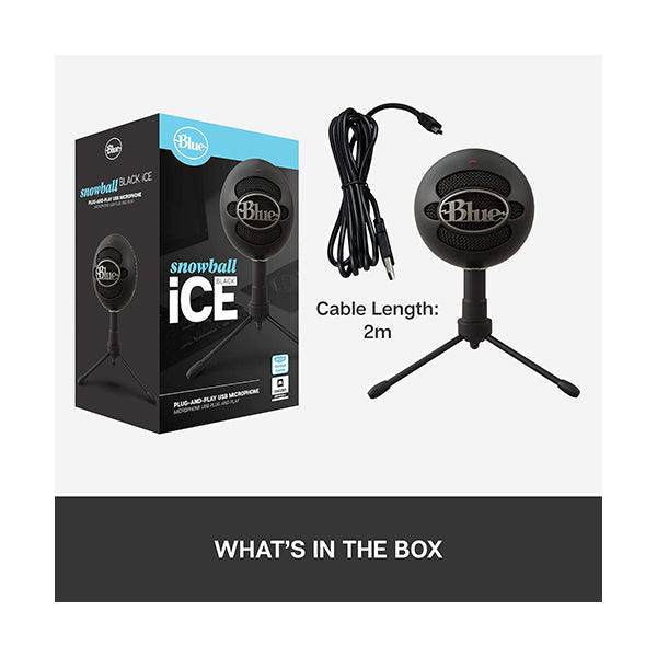 Logitech Snowball iCE Plug-and-Play USB Microphone - 988-000067