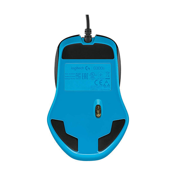 Logitech, G300s Optical Ambidextrous Gaming Mouse, 9 Programmable Buttons, Onboard Memory - 910-004346
