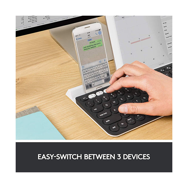 Logitech K780 Multi-Device Wireless Keyboard One Keyboard, Fully Equipped, for Computer, Phone, and Tablet - 920-008149
