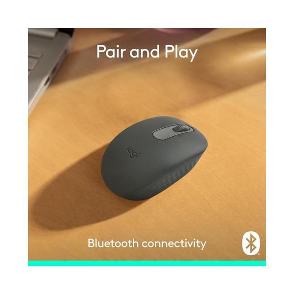 Logitech M196 Bluetooth Wireless Mouse, Compact and Portable Mouse for Laptops, Tablets and More, 12-Month Battery, Smooth Tracking, Compatible with PC and Mac, Windows and macOS