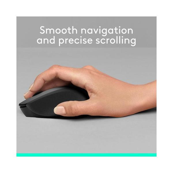 Logitech M330 Silent Wireless Mouse, 2.4GHz with USB Receiver, Optical Tracking, Quiet & Lightweight, Long Battery Life, for PC, Mac, Laptop, Chromebook
