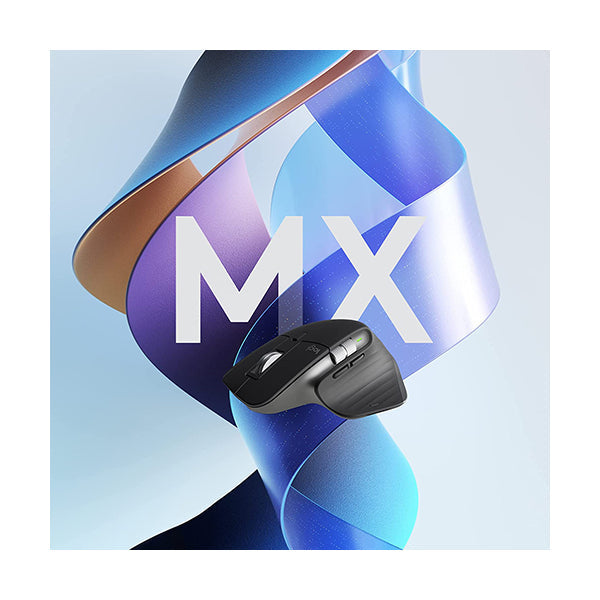 Logitech MX Master 3S - Wireless Performance Mouse with Ultra-fast Scrolling, Ergo, 8K DPI, Track on Glass, Quiet Clicks, USB-C, Bluetooth, Windows, Linux, Chrome - 910-006559