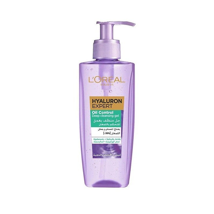 L'Oreal Paris Hyaluron Expert Moisturiser & Anti Aging Oil Control Deep Cleansing Gel