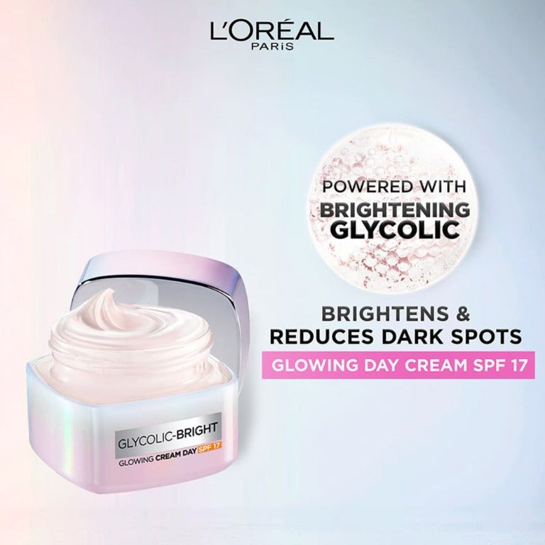 L'Oreal glycolic bright day cream SPF30 50ml