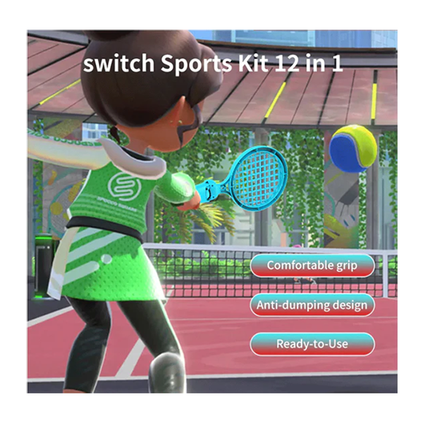 Nintendo Switch 12-in-1 Handheld Console Game Sports Master Kit, LF-N1201A