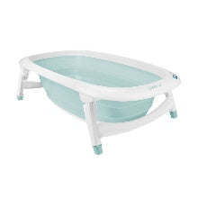 BabyMoov - Foldable Bath Tub - Blue/White