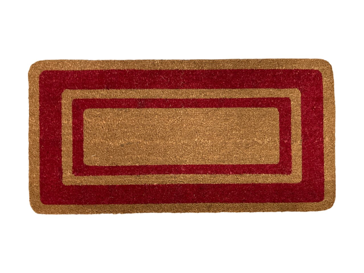 Coco mat with PVC backing  100x50 cm