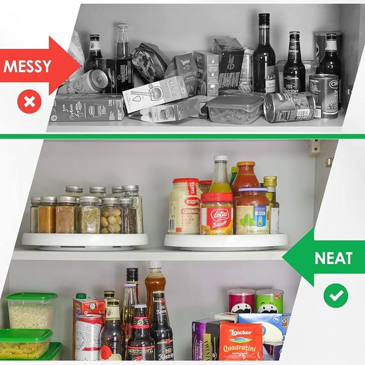 Rotating Kitchen Organizer Disk