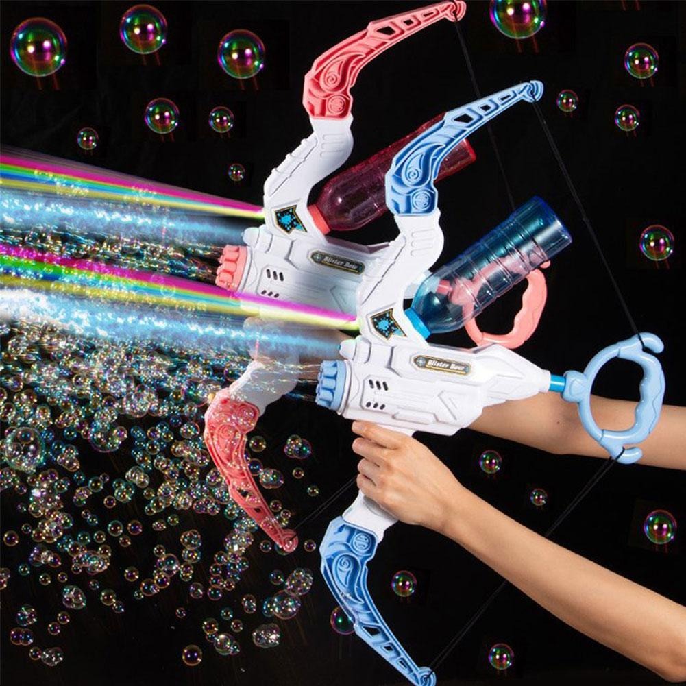 Bubble Water Gun Bow And Arrow Toy+ FREE 10 packs of soap and 2 bottles