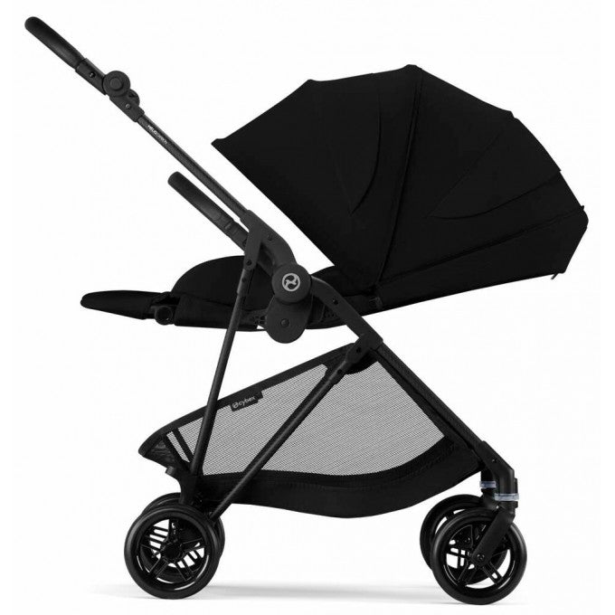 Cybex - Melio Carbon/B - Cloud-G Car Seat (BaseG&Adapters are optional) - Magic Black - Travel System