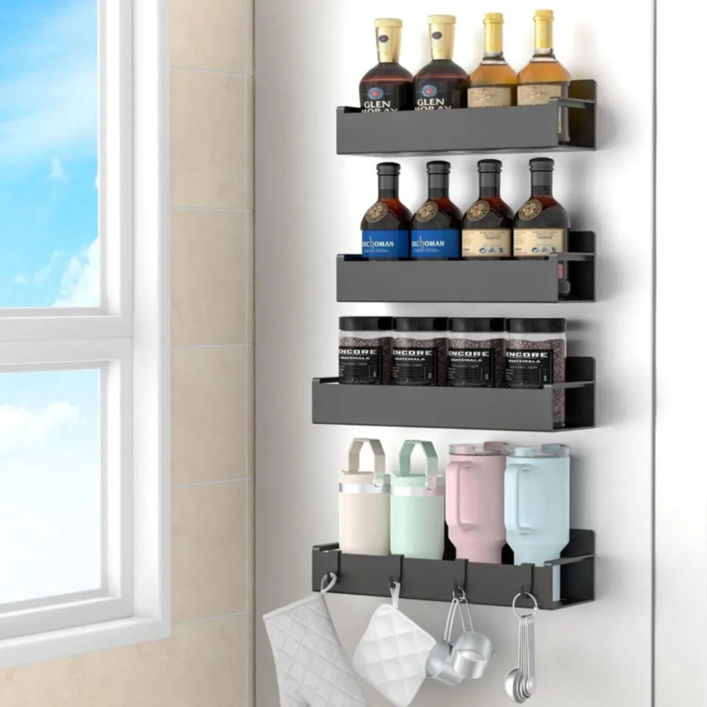 Magnetic Storage Shelf (2 Pieces)