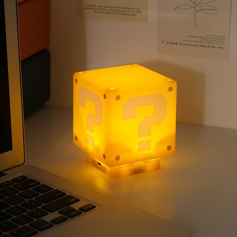 Super Mario Bros Lamp with Music Night Rechargeable