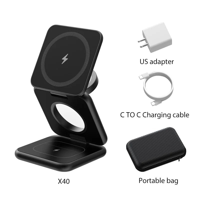 3 in 1 Magsafe/Wireless Charger for Airpods/Phone/Apple Watch