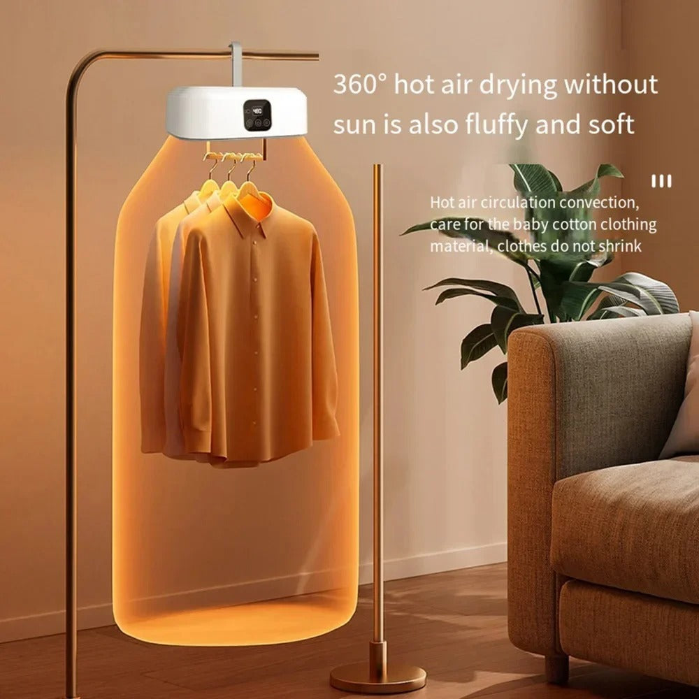 1200 W Portable Clothes Dryer 360 Degree