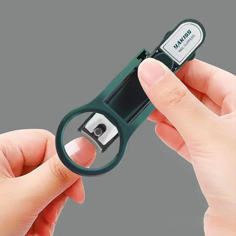 Nail Clipper with Zoom Magnifying Glass