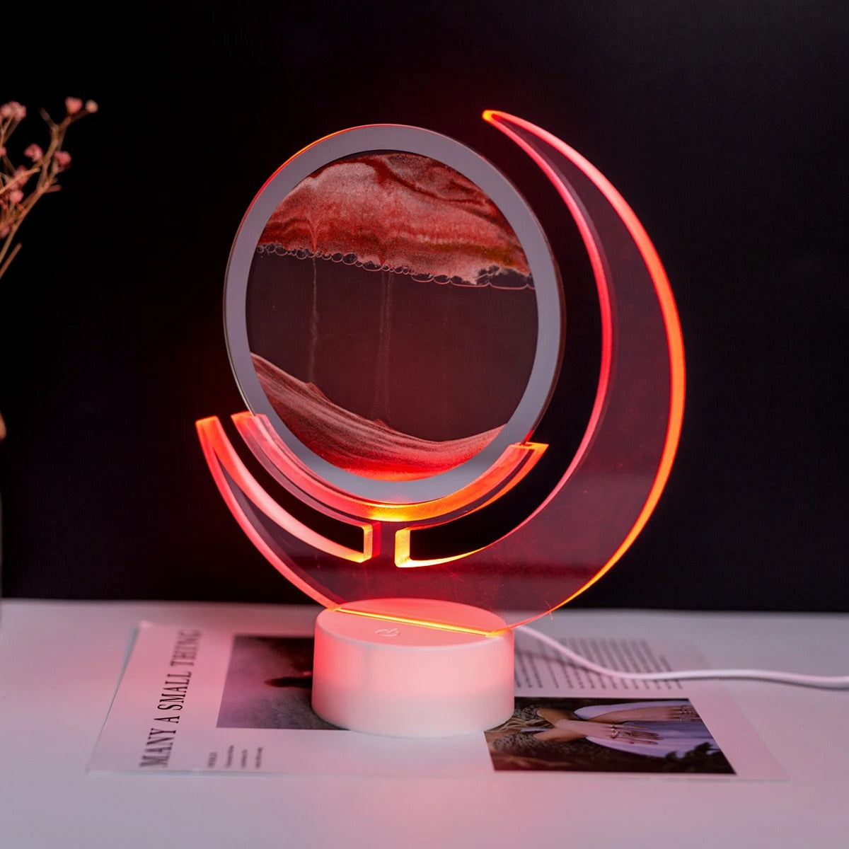 Sand Painting Table Lamp LED 3D