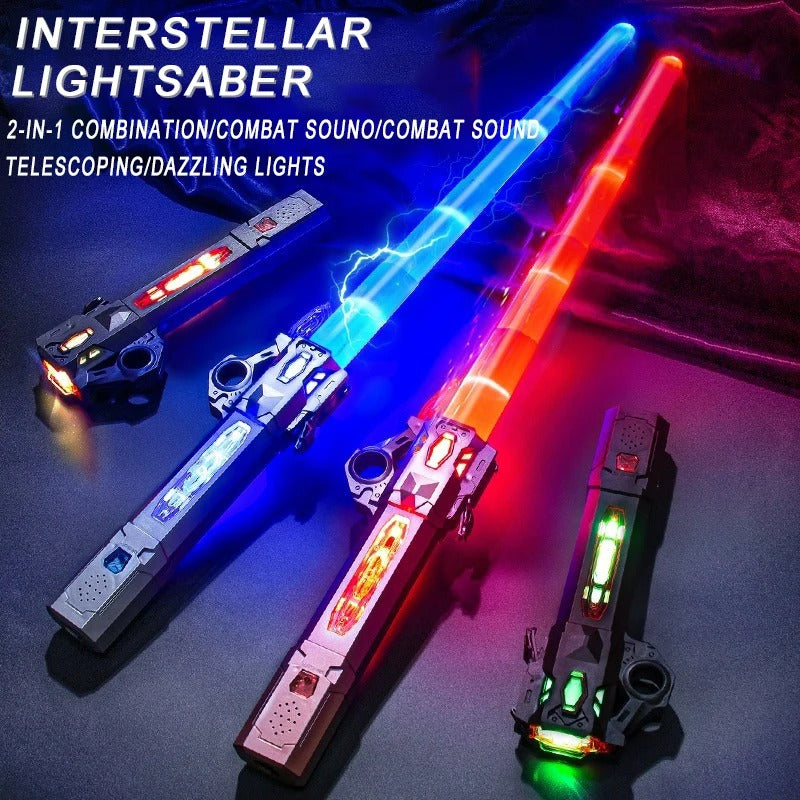 Retractable Lightsaber  Laser Sword RGB