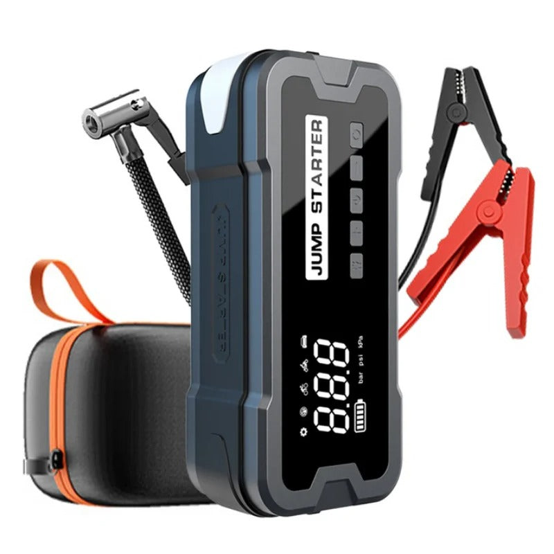4 In 1 Car Jump Starter Air Pump Power Bank Lighting