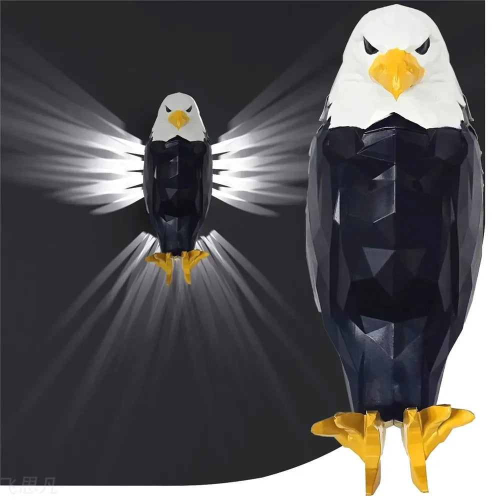 3D Bald Eagle Wall Night American Eagle Night Light