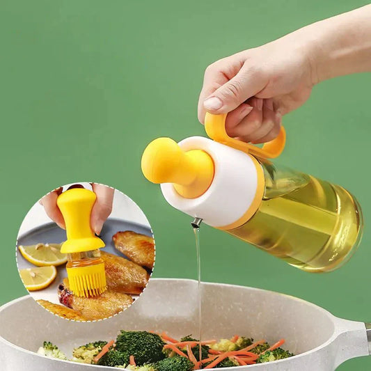 Oil Dispenser With Brush موزع زيت مع فرشاة