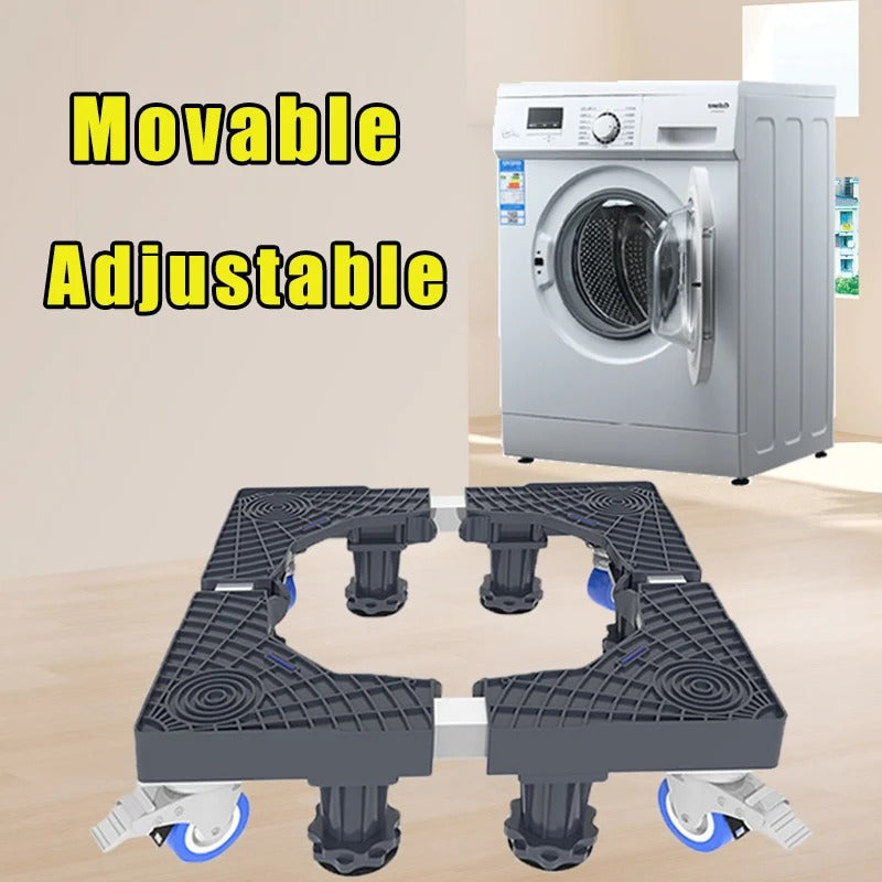 4 Legs-4 Wheels Increased Washing Machines Adjustable Strong And Robust Booster