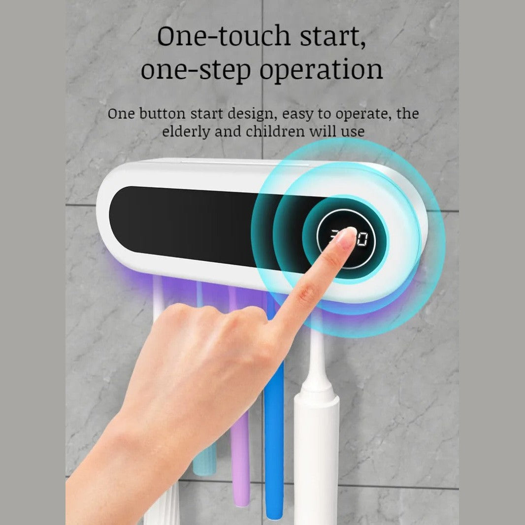 Smart Wall Mounted Toothbrush Holder