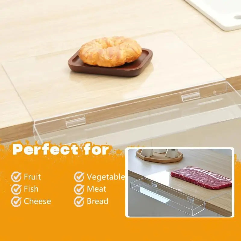 Acrylic Cutting Board with Tray 45 x 35 cm