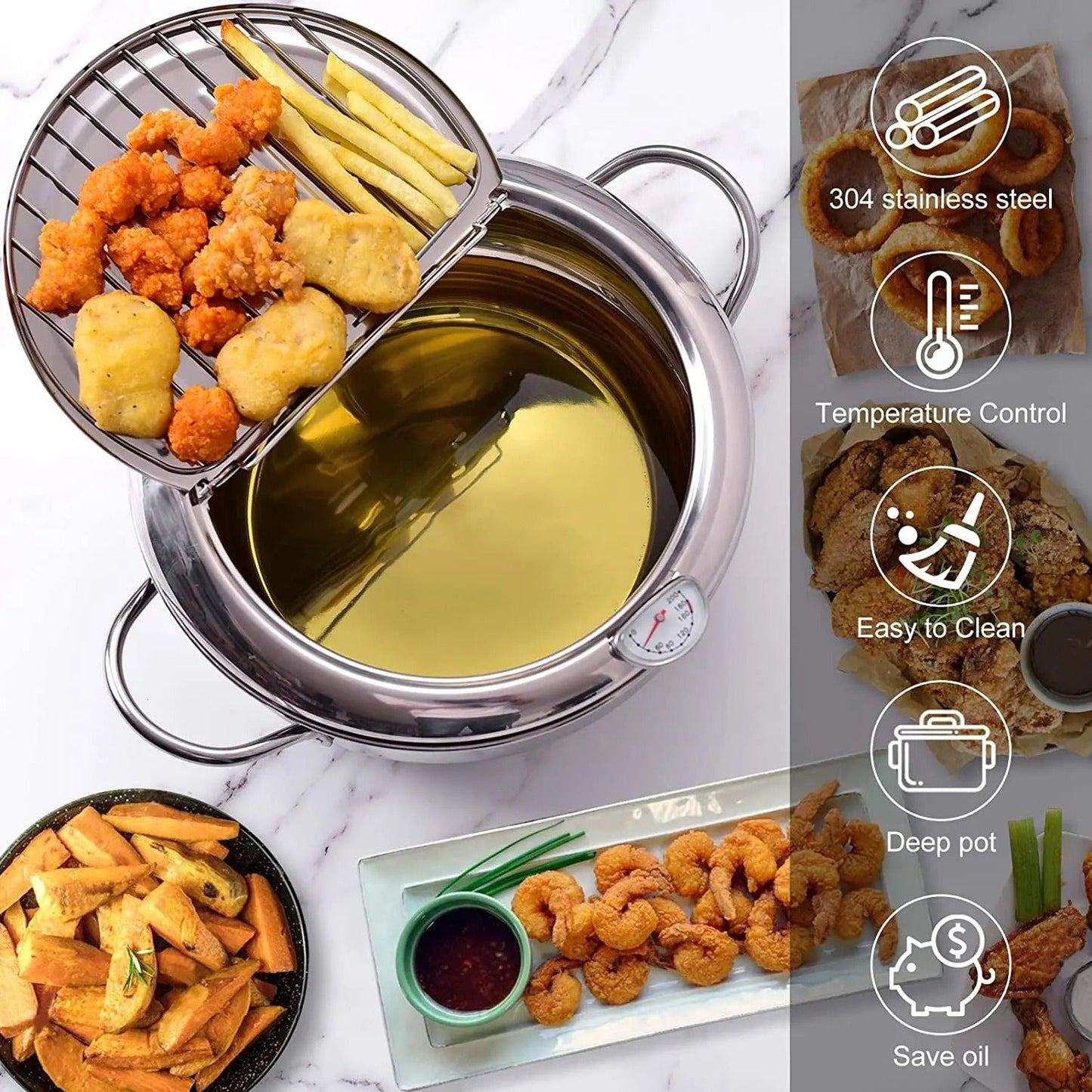 304 Stainless Steel Fryer