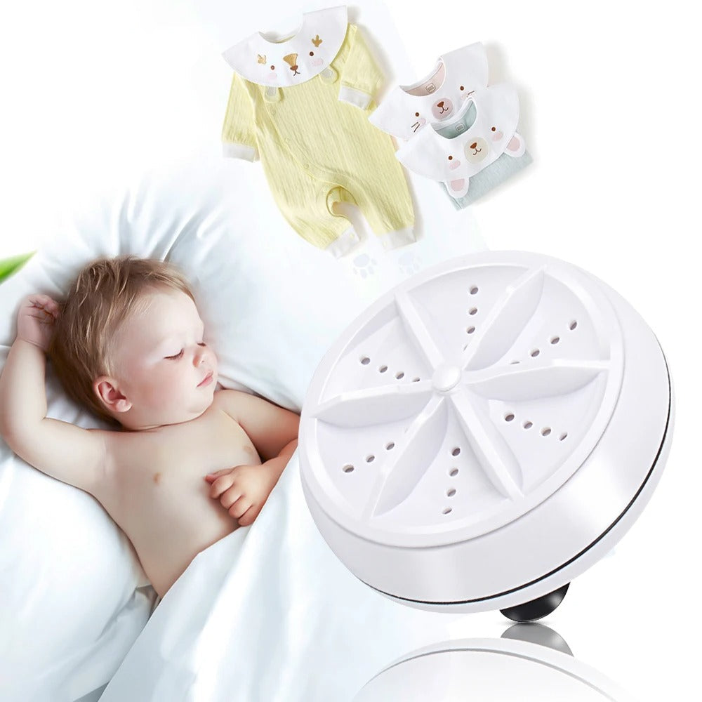 60 Watt Mini Bucket Washing Machine + FREE Adapter