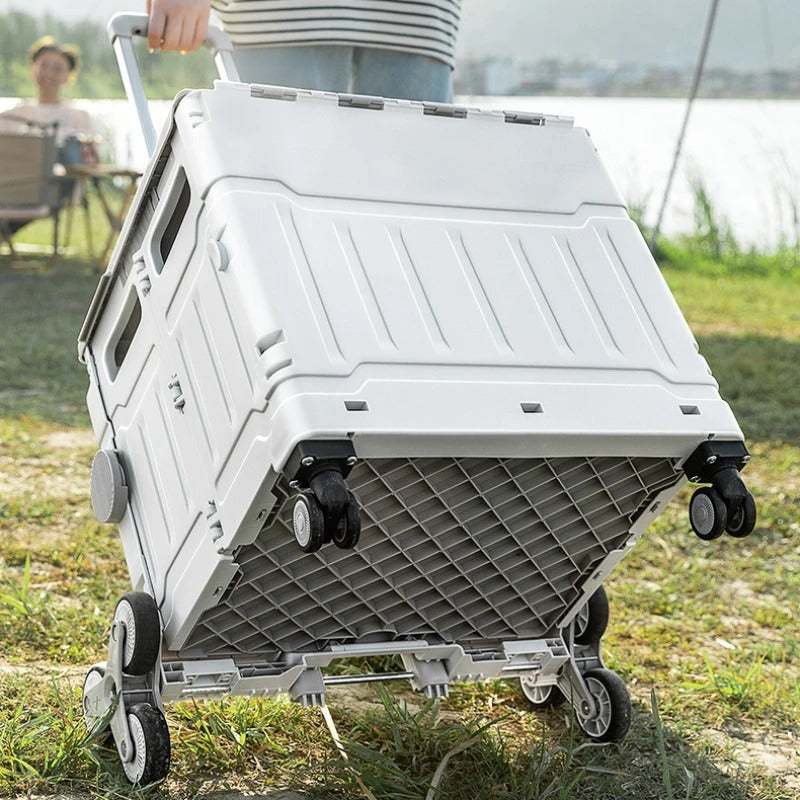 Foldable Cart with Stair Climbing Wheels