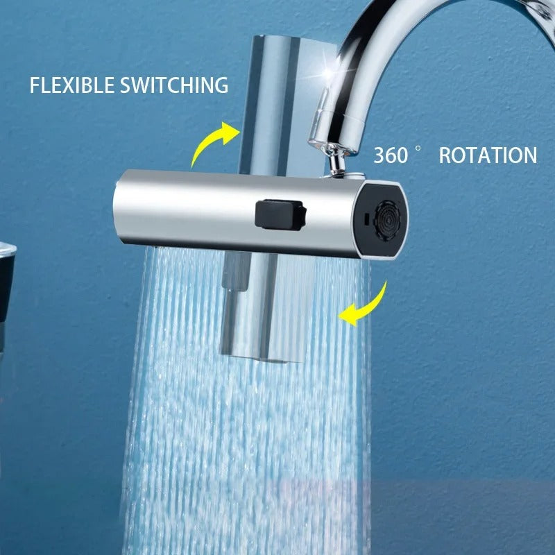 3 in 1 Waterfall Kitchen Faucet 360°