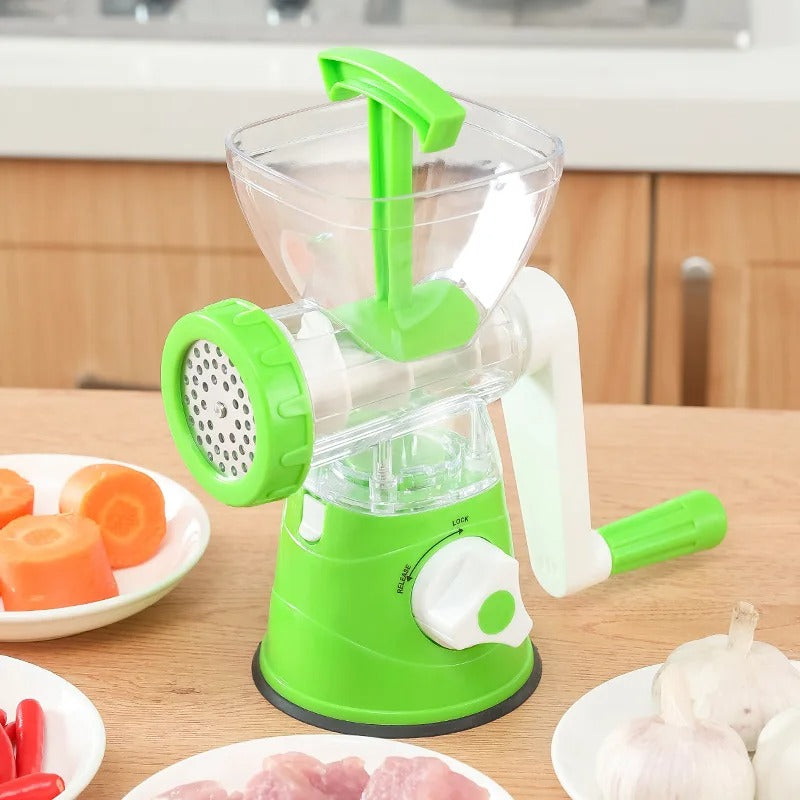 Manual Meat Grinder With Stainless Steel Blades