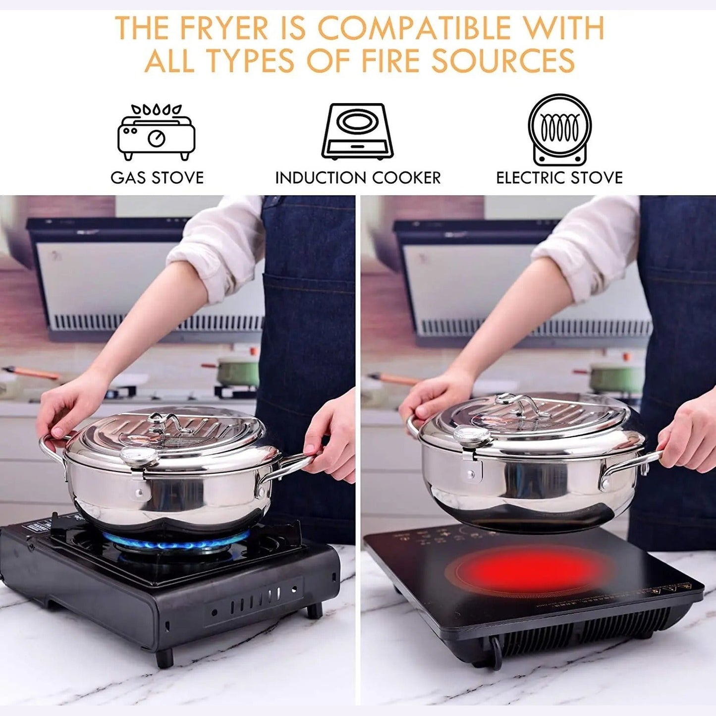 304 Stainless Steel Fryer
