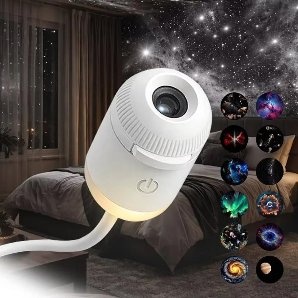 HD Smart Dynamic 5D Topacme Holographic Projector INCLUDES 12 PREMIUM GLASS LENSES