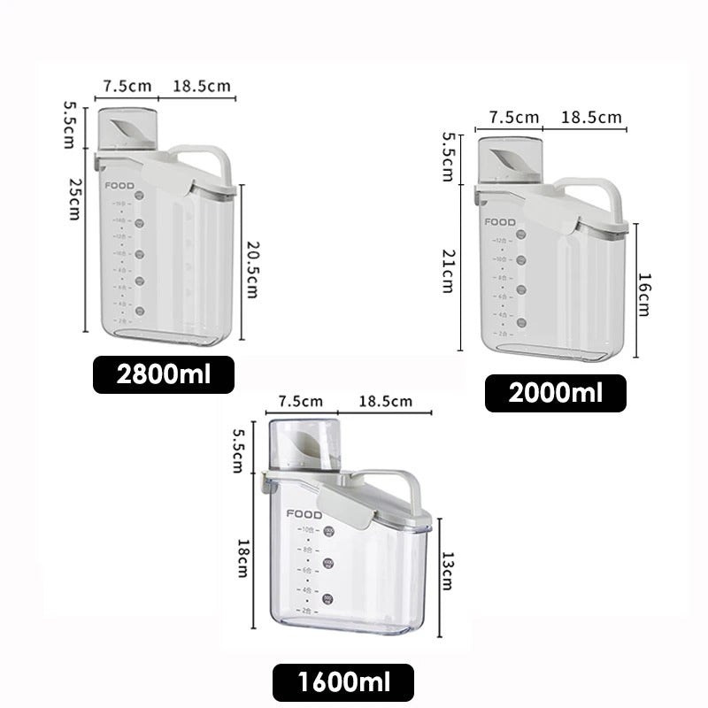 2.8L Food Storage Container with Pouring Spout
