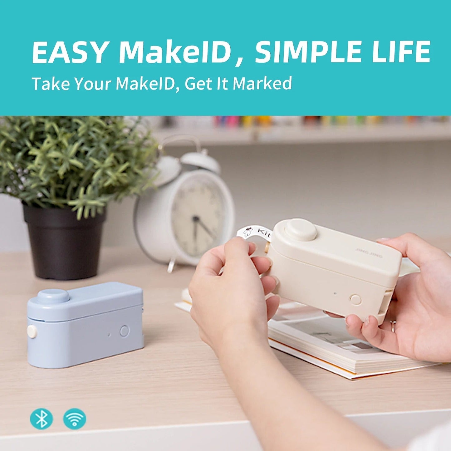 Original MAKEID L1 Bluetooth Thermal Pocket Printer + FREE Roll