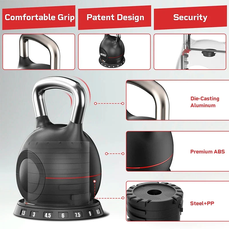 10KG Adjustable Kettlebell