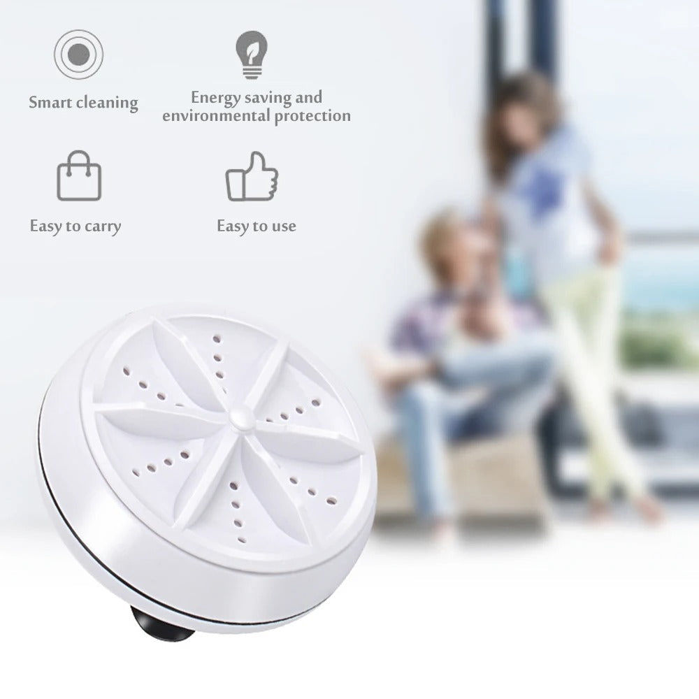 60 Watt Mini Bucket Washing Machine + FREE Adapter