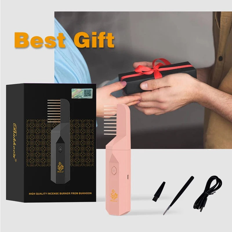 Electric Hair Brush Bakhoor Diffuser
